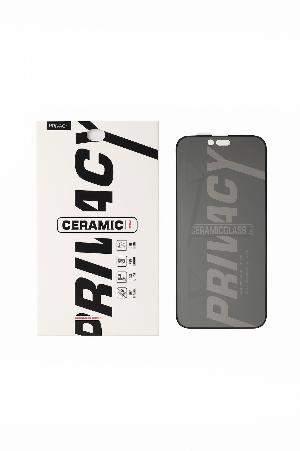 iPhone 14 Series Privacy Ceramic Screen Protector – 9H Anti-Spy