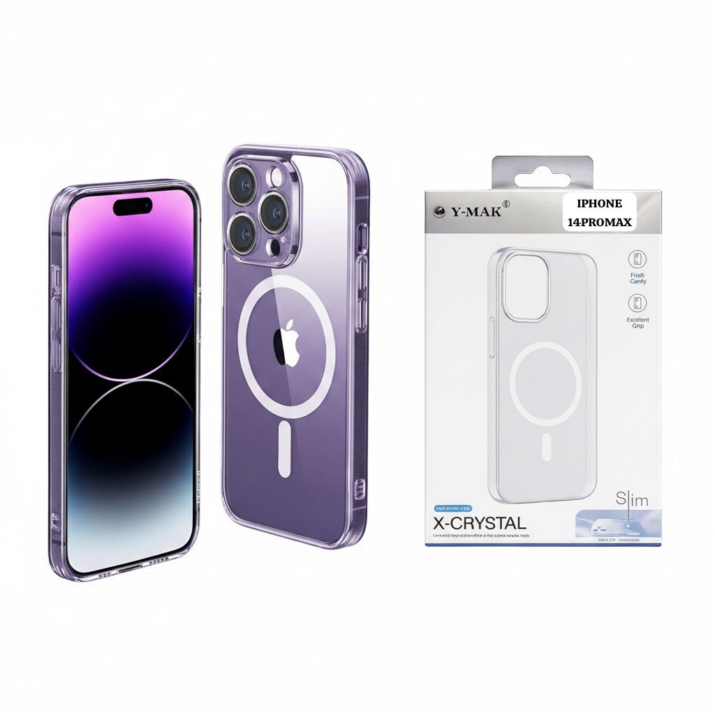 iPhone 14 Series – Hard Slim MagSafe Case (Clear)