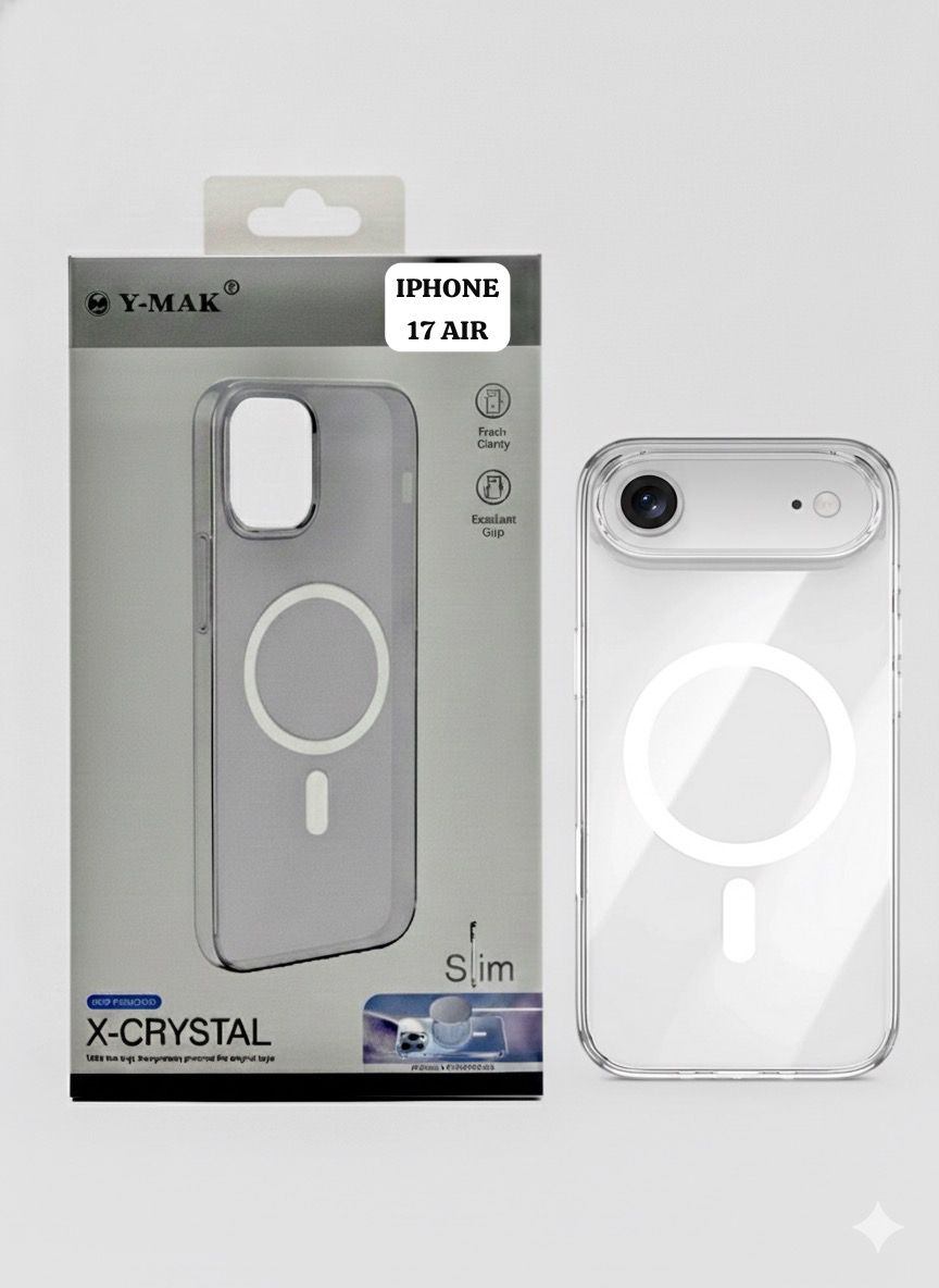 iPhone 17 Series – Hard Slim MagSafe Case (Clear)