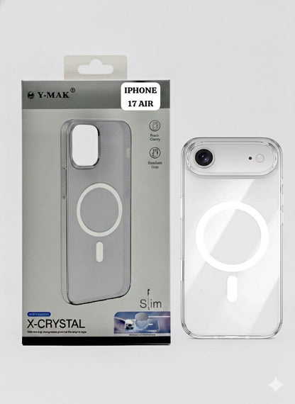 iPhone 17 Series – Hard Slim MagSafe Case (Clear)