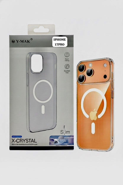 iPhone 17 Series – Hard Slim MagSafe Case (Clear)