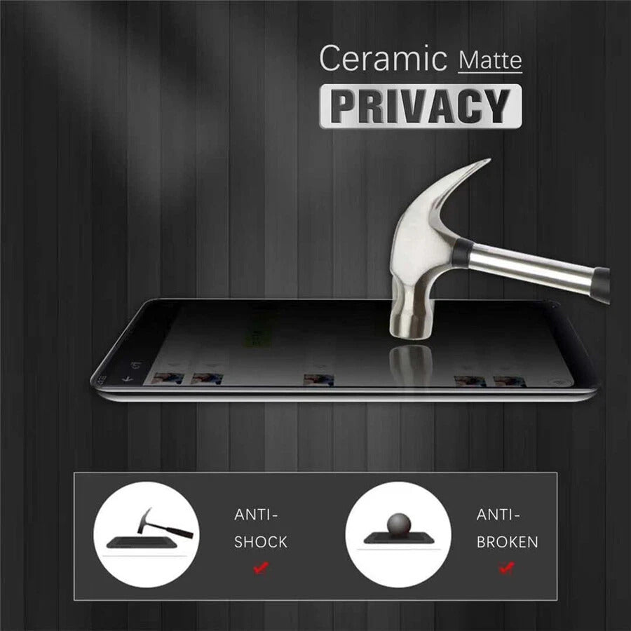 iPhone 16 Series Privacy Ceramic Screen Protector – 9H Anti-Spy
