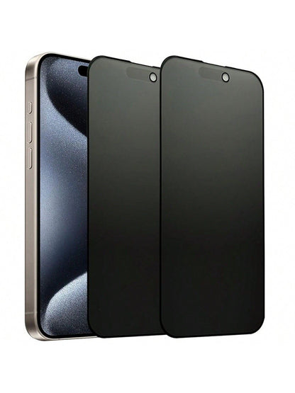 iPhone 15 Series Privacy Ceramic Screen Protector – 9H Anti-Spy