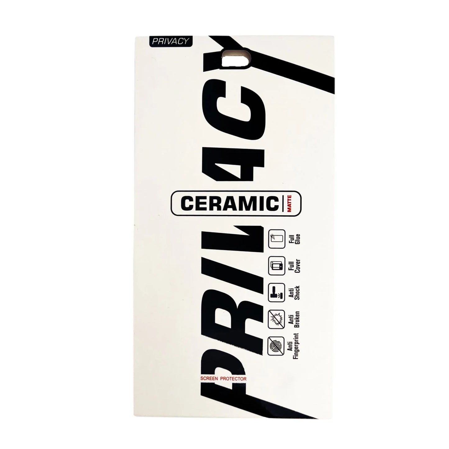 iPhone 12 Series Privacy Ceramic Screen Protector – 9H Anti-Spy