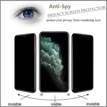 iPhone 16 Series Privacy Ceramic Screen Protector – 9H Anti-Spy