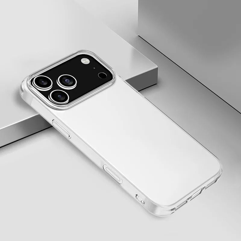 iPhone Slim Crystal Clear Non-MagSafe Case – Transparent Shockproof Protective Cover