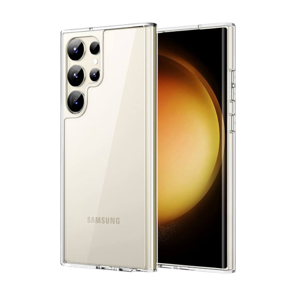 Samsung Slim Crystal Clear Non-MagSafe Case – Transparent Shockproof Protective Cover