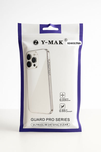 Samsung Slim Crystal Clear Non-MagSafe Case – Transparent Shockproof Protective Cover